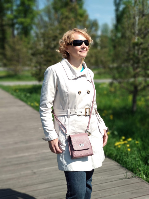 Сумка женская Natalia Kalinovskaya, «Альдо» сиреневая