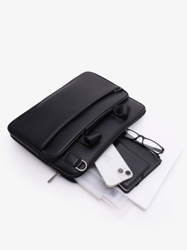 Сумка мужская Cantlor Ж03-705B-01 черная Сумка мужская Cantlor Ж03-705B-01 черная