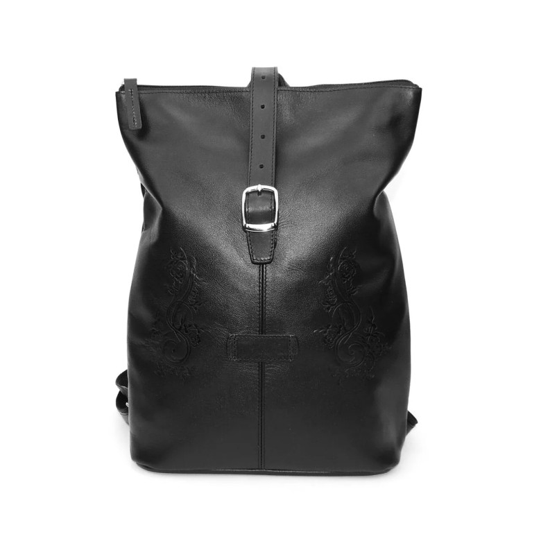 Рюкзак женский Natalia Kalinovskaya СР-34т.711 «Джемма» чёрный гладкий