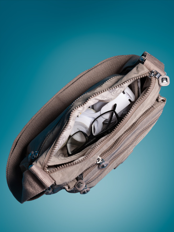 Сумка женская Bobo 1511-2 тёмно-бежевая Сумка женская Bobo 1511-2 тёмно-бежевая