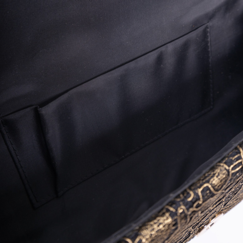 Клатч женский Funxilan 1708-2 black/gold