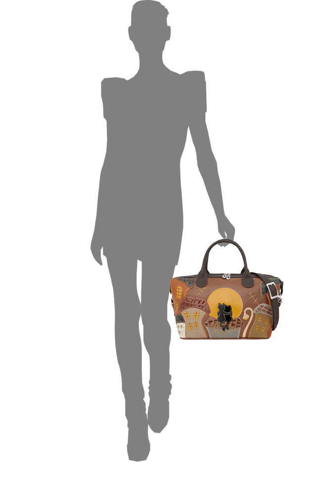 Сумка Protege ДС-195-196 "Город №6" темно-коричневый Сумка Protege ДС-195-196 "Город №6" темно-коричневый