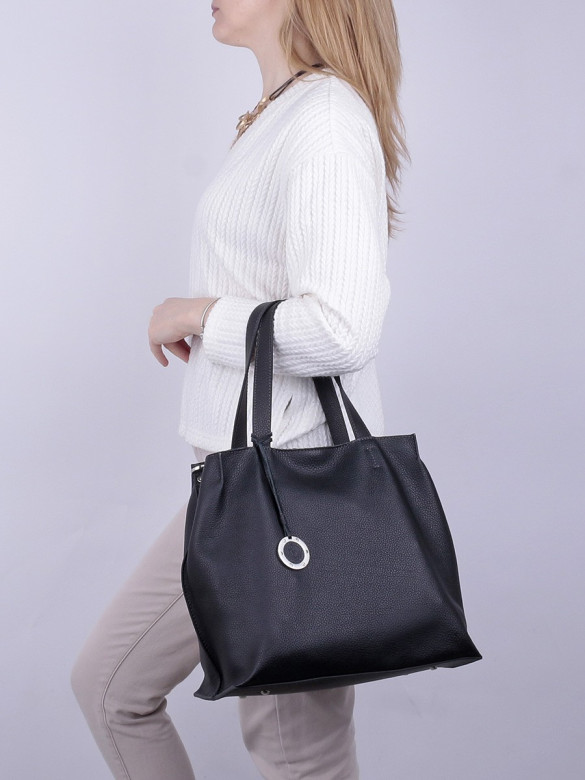 Сумка женская FIATO, 2614 вителло черная