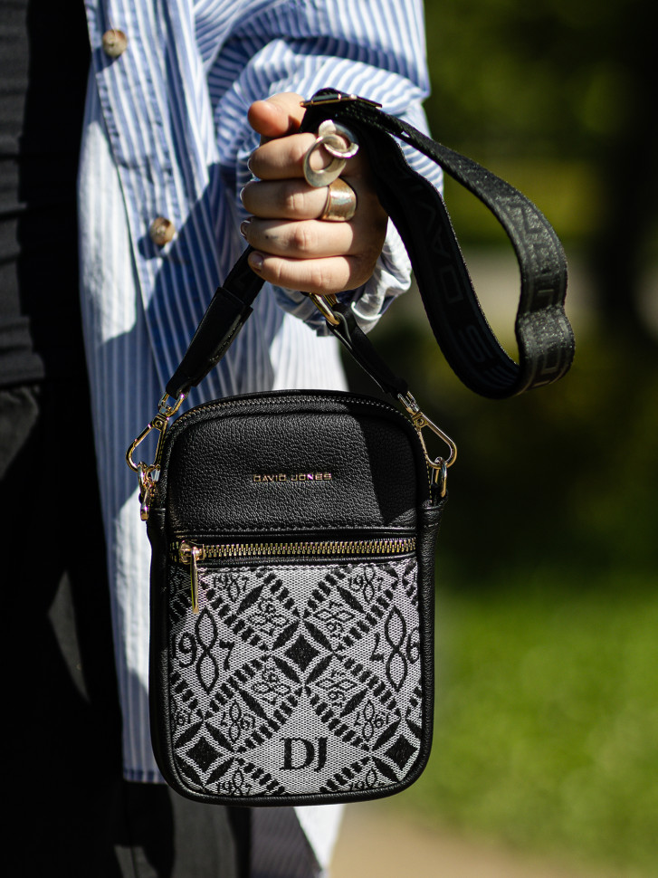 Сумка женская David Jones 7229 black Сумка женская David Jones 7229 black