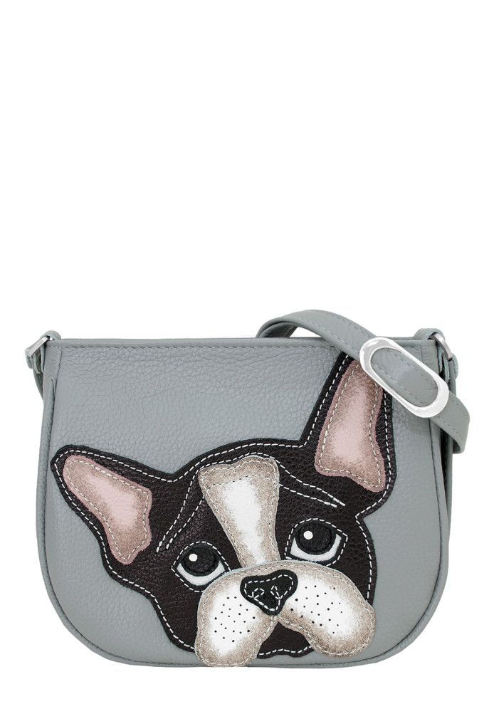 Сумка Protege ДС-432-258 "Бульдог №3" светло-серый