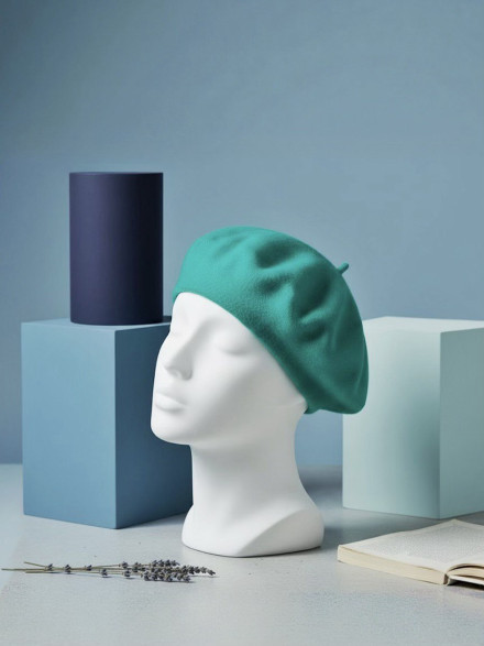 Берет женский Stigler, зел.бирюза Берет женский Stigler, зел.бирюза