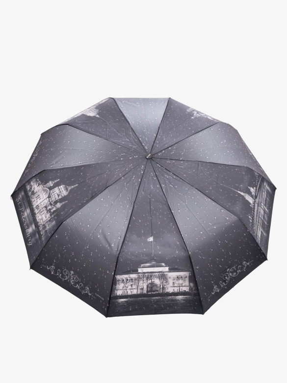Зонт женский EuroClim 136 достопримечательности Петербурга