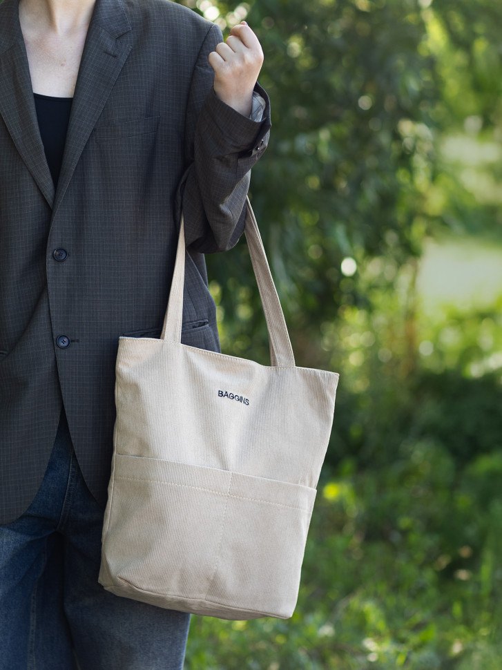 Сумка-шопер Baggins 762 темно-бежевая Сумка-шопер Baggins 762 темно-бежевая