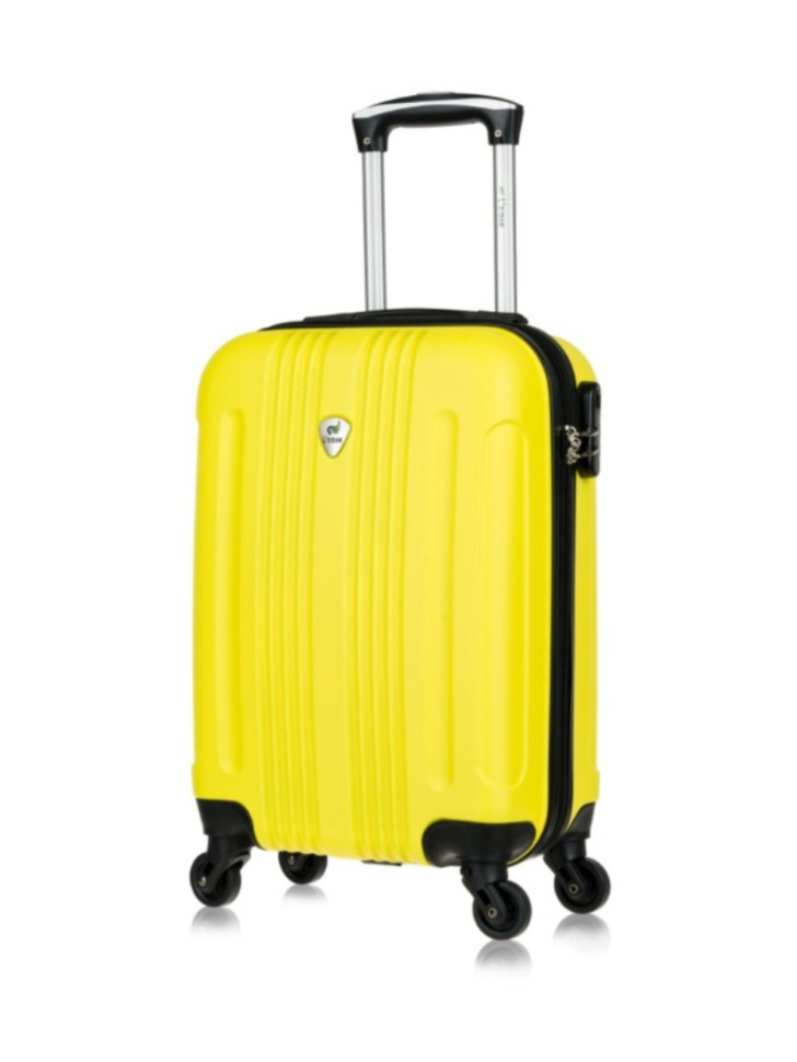 Чемодан L'Case, Bangkok без расширения жёлтый 