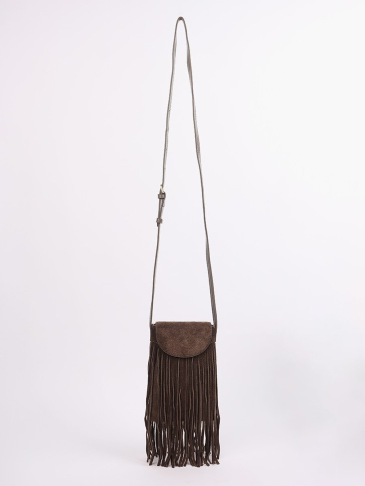 Сумка Lamagio 5840 замша коричневая