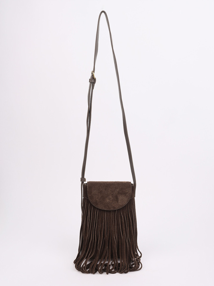 Сумка Lamagio 5840 замша коричневая