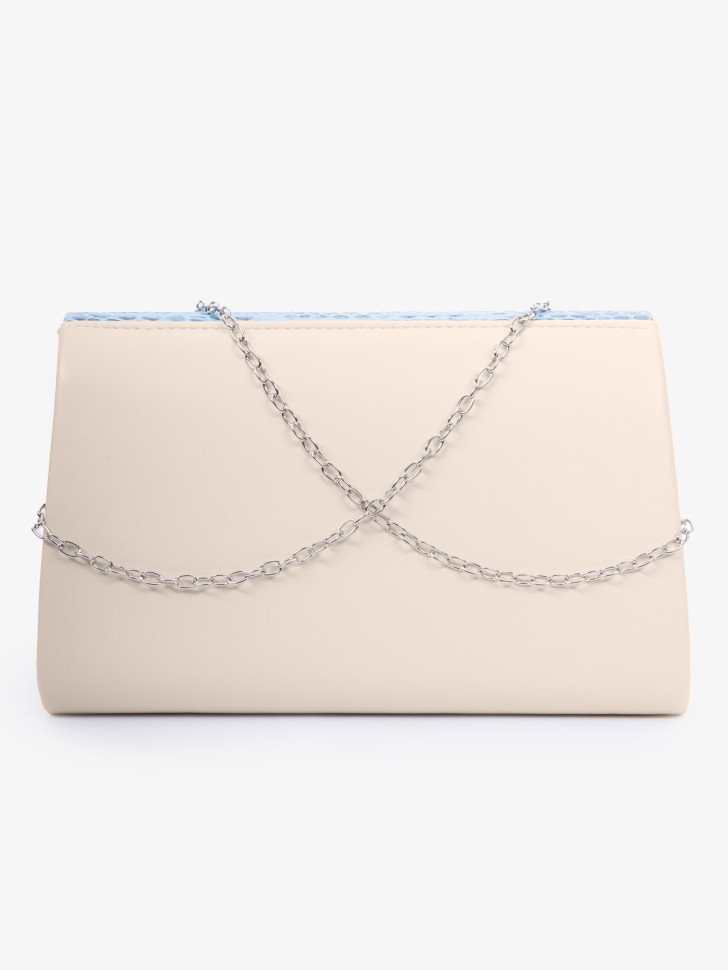 Клатч женский Funxilan 1704 beige/blue Клатч женский Funxilan 1704 beige/blue