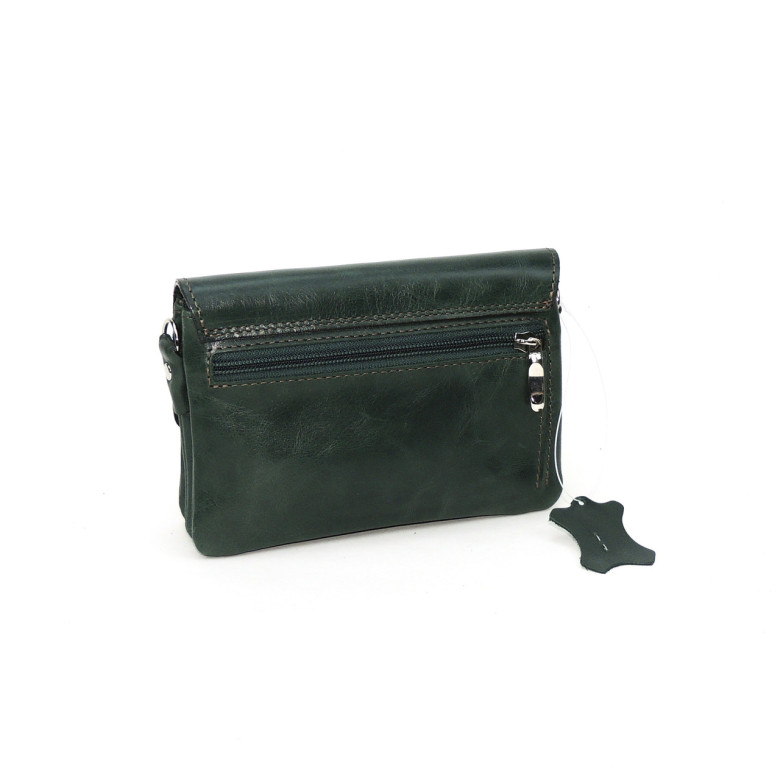 Женская сумочка кошелёк Natalia Kalinovskaya С53, «Ким» Птица зеленая