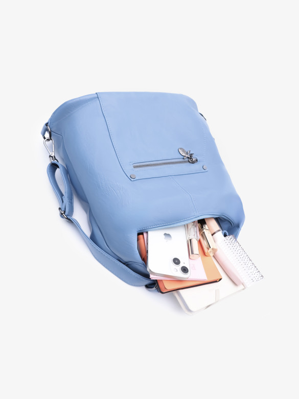 Сумка-рюкзак Roseshow 83130 голубая