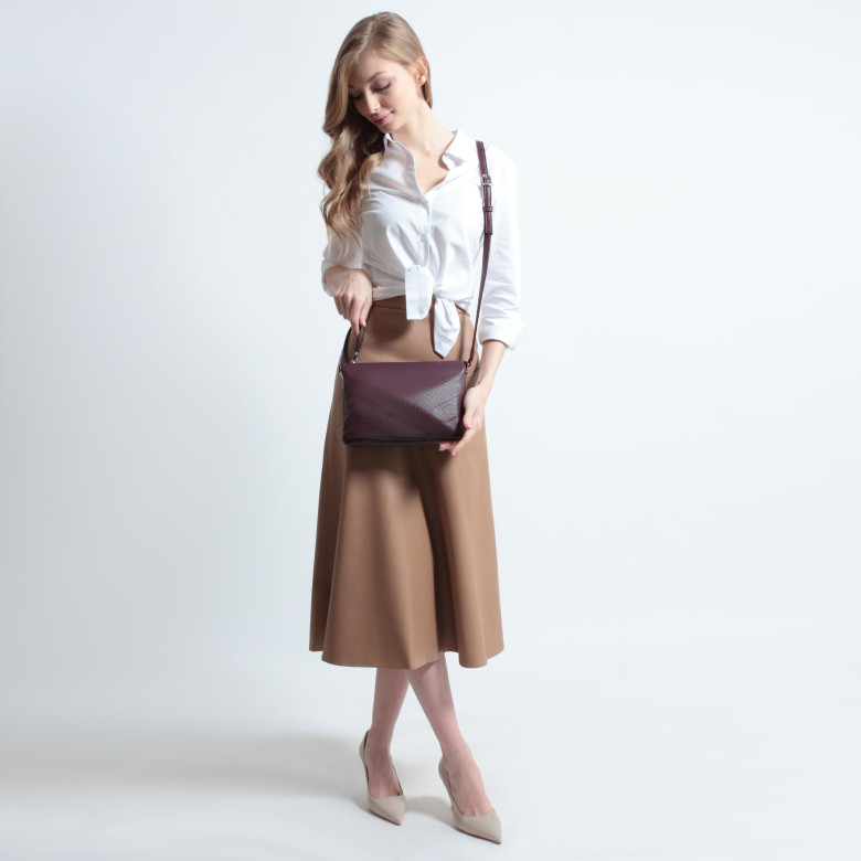 Сумка женская Richet, 3129VN 452 бордовая