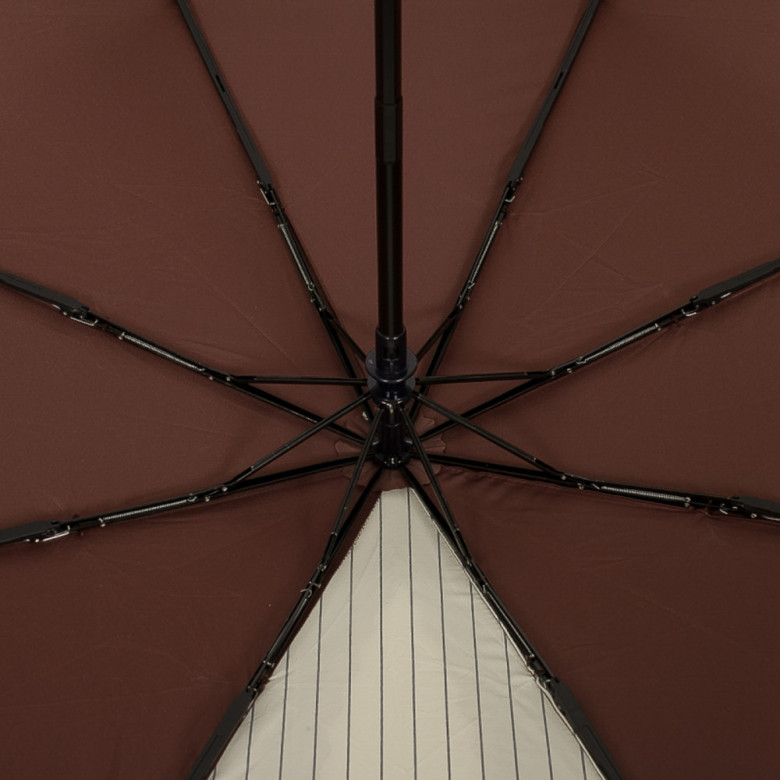 Зонт женский Flioraj, 20001 кокетка, коричневый