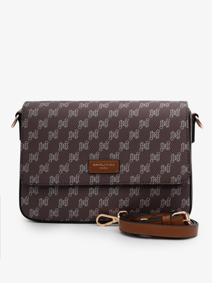 Сумка женская David Jones 21094 dark-cognac Сумка женская David Jones 21094 dark-cognac