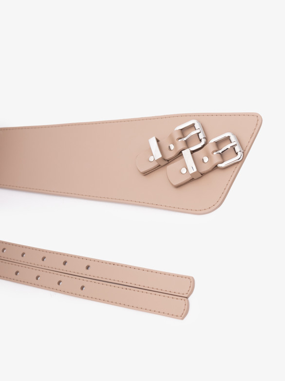 Ремень на пояс женский Baggins 1524 бежевый Ремень на пояс женский Baggins 1524 бежевый