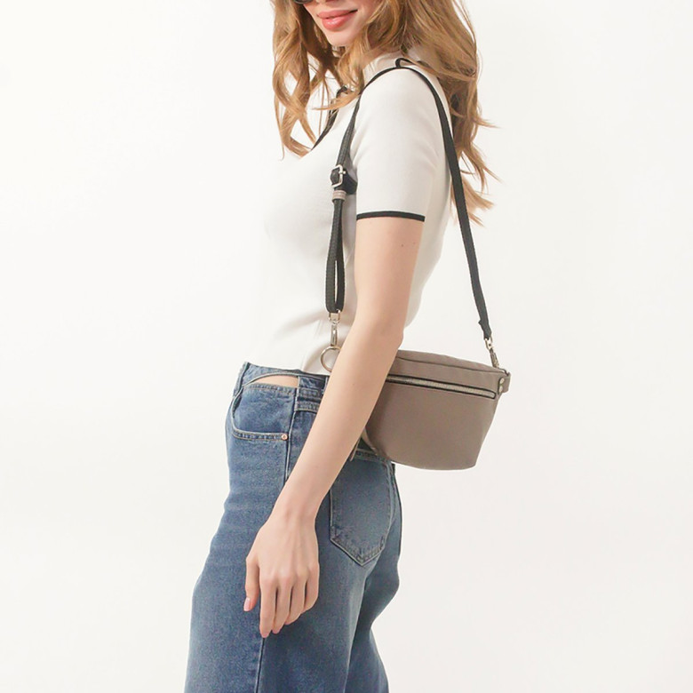 Сумка на пояс Richet 2476VNM тауп