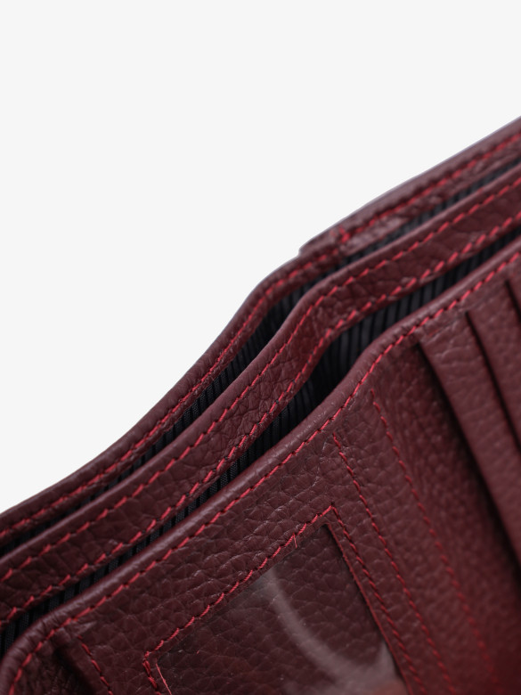 Портмоне женское Вектор ПЖ-453-1531 бордо