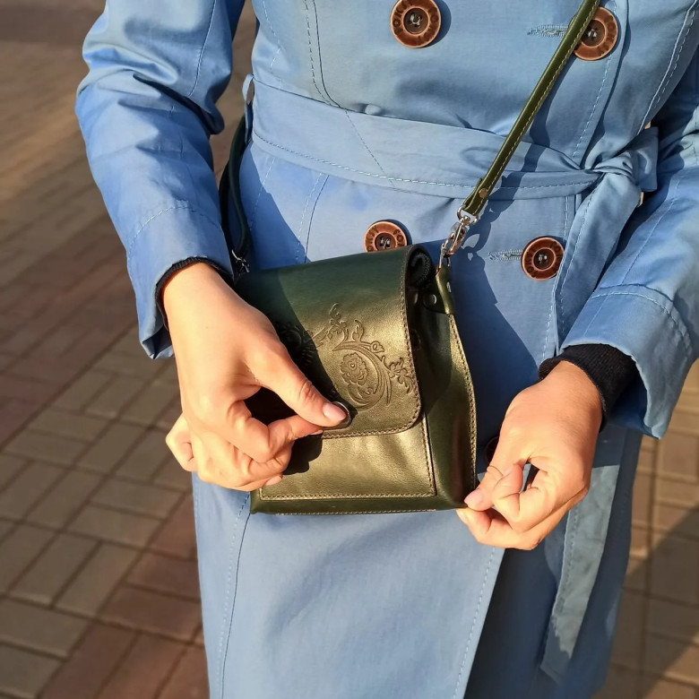 Сумка женская Natalia Kalinovskaya 76т.631 Грин зелёная