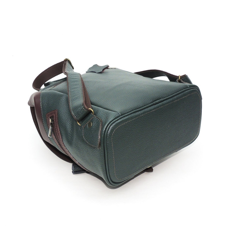 Рюкзак женский Natalia Kalinovskaya, "Дженис" зеленый/бордо