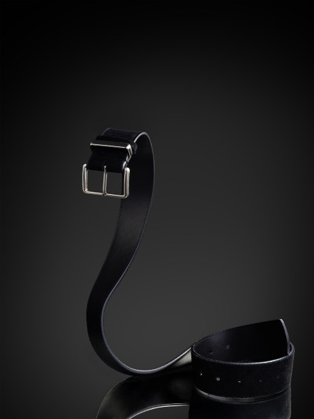 Ремень женский T.I.A. 45 замша чёрный