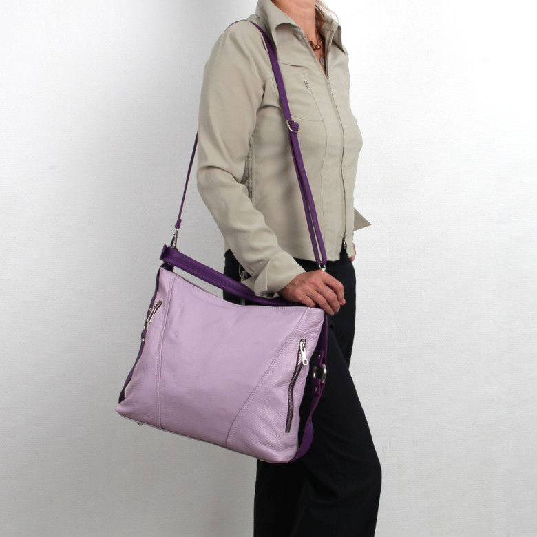 Сумка женская итальянская Roberta Firenze Арт209 dollaro зелёный/лимон