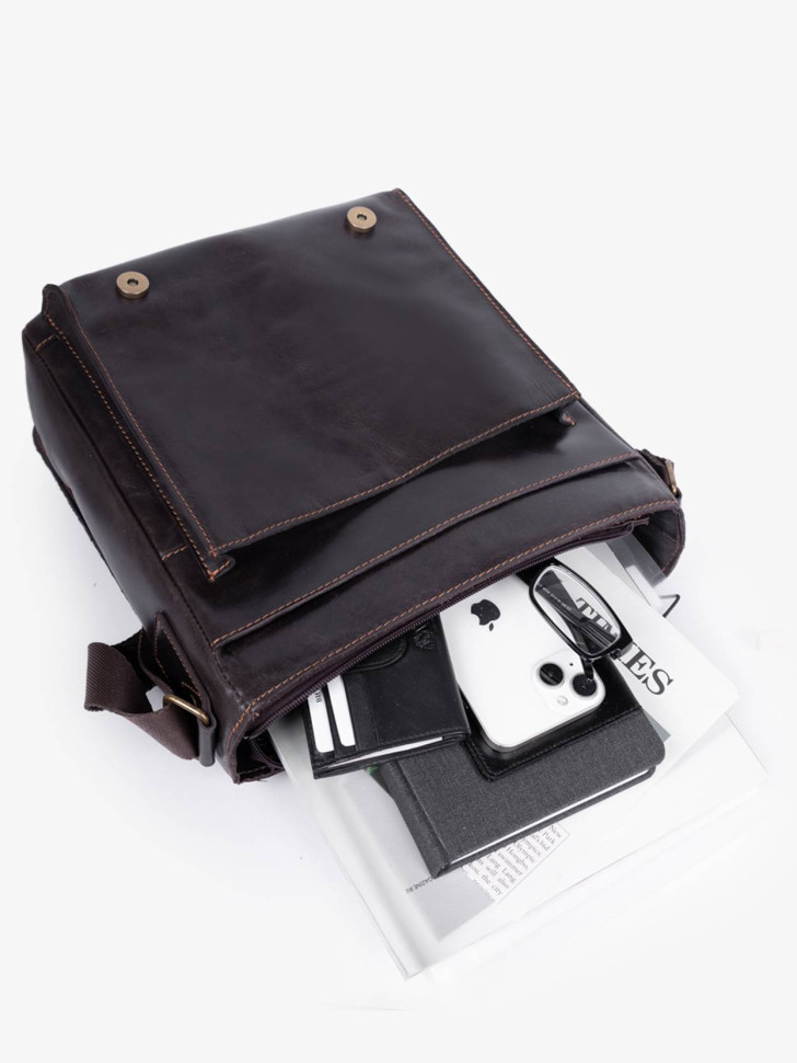 Сумка мужская zн ALEXX ALG0123 коричневая Сумка мужская zн ALEXX ALG0123 коричневая