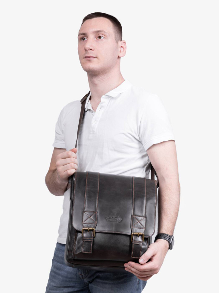 Сумка мужская zн ALEXX ALG0123 коричневая Сумка мужская zн ALEXX ALG0123 коричневая