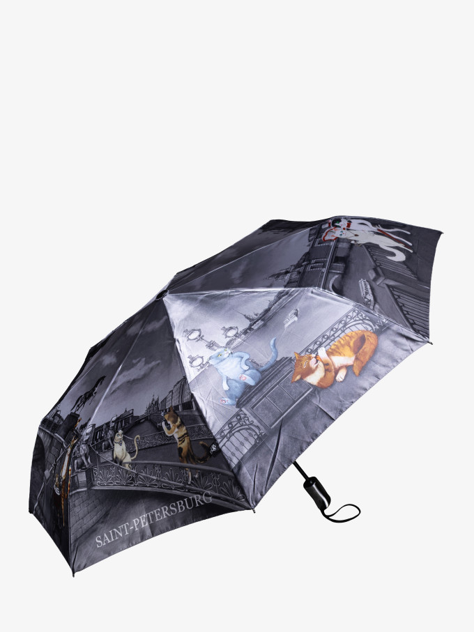 Зонт жен с/а 237 коты и каналы