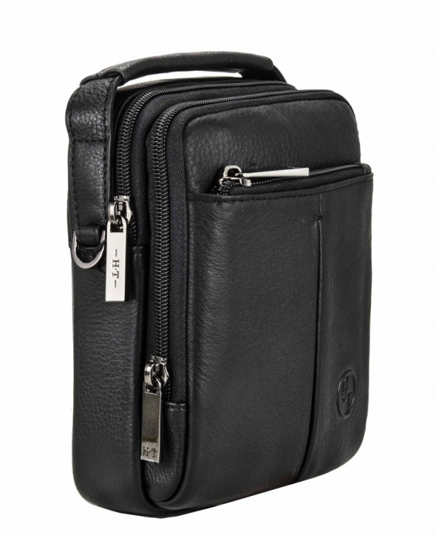 Мужская сумка через плечо Hight Touch 422-5 чёрная