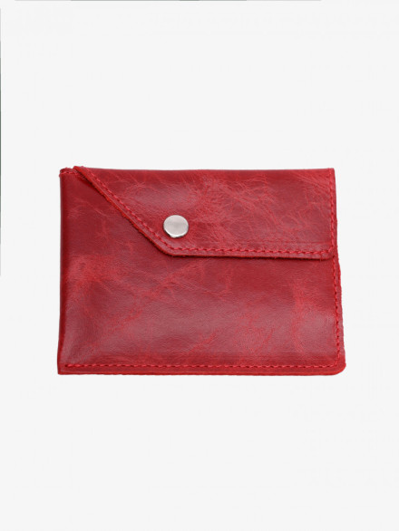 Картхолдер-монетница П-802-1930 красный