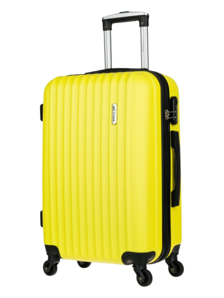 Чемодан L'Case, Krabi без расширения жёлтый