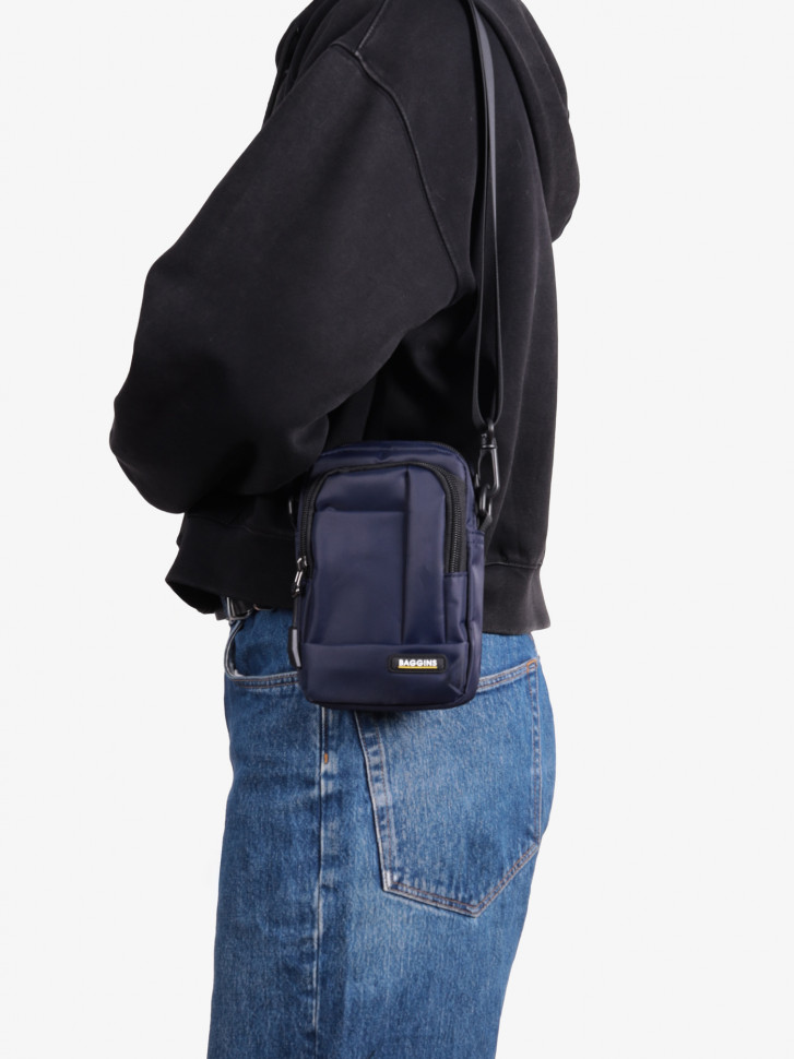Сумка мужская Baggins 61039 синяя Сумка мужская Baggins 61039 синяя