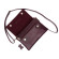 Женская бордовая кожаная сумка Natalia Kalinovskaya «Альда»