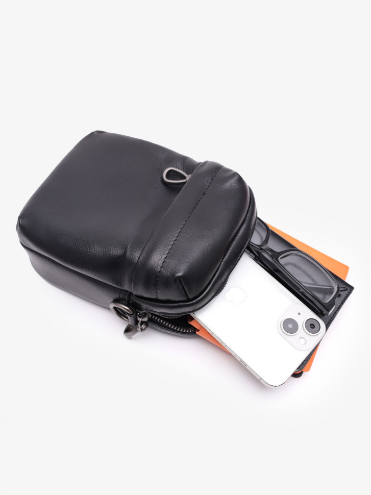 Сумка мужская Baggins 1656 чёрная Сумка мужская Baggins 1656 чёрная