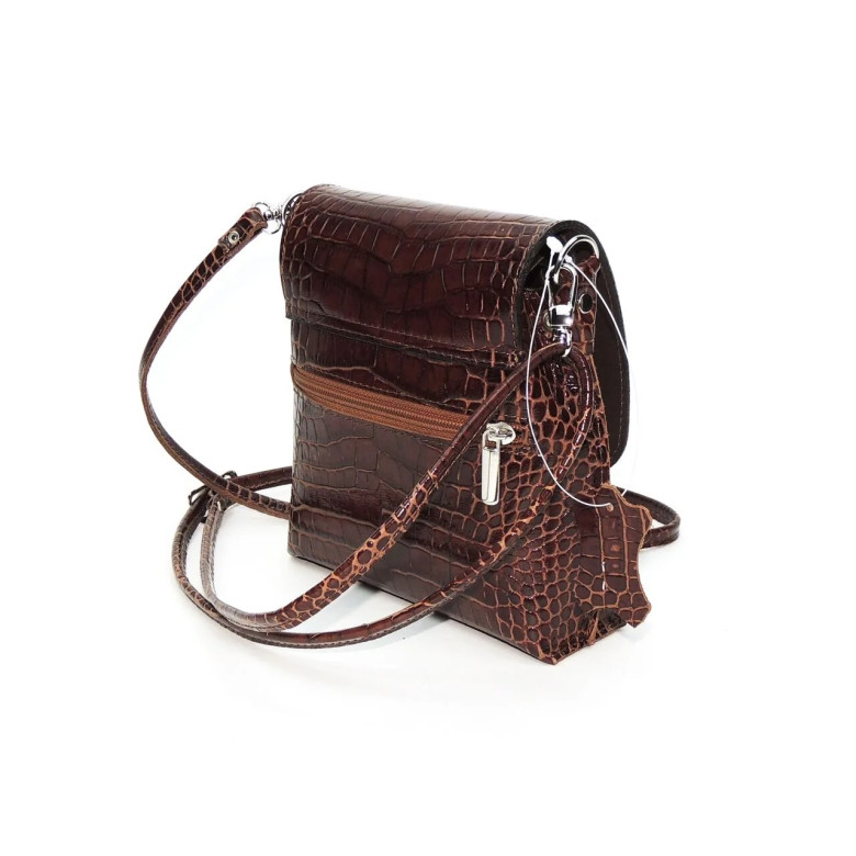 Сумка женская Natalia Kalinovskaya 76р.921 Рики коричневая рептилия