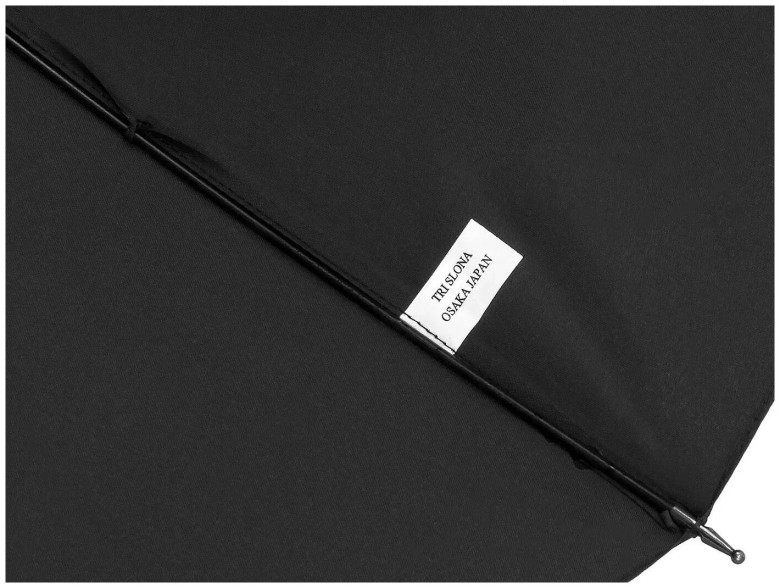 Зонт-трость Три Слона 2110 тёмно-розовый/серый, полуавтомат, 16 спиц