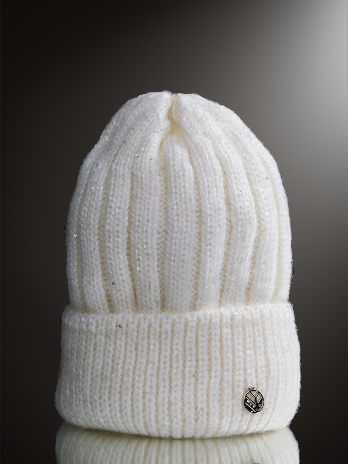 Шапка женская 12838/2 MARHATTER молочный (56-58) Шапка женская 12838/2 MARHATTER молочный (56-58)