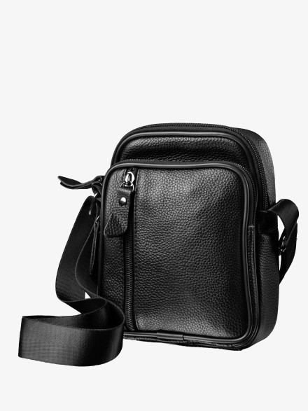 Сумка мужская Baggins 136 черная Сумка мужская Baggins 136 черная