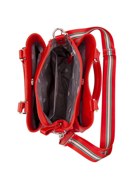 Сумка Esse 78446 УМА RED кожа алая